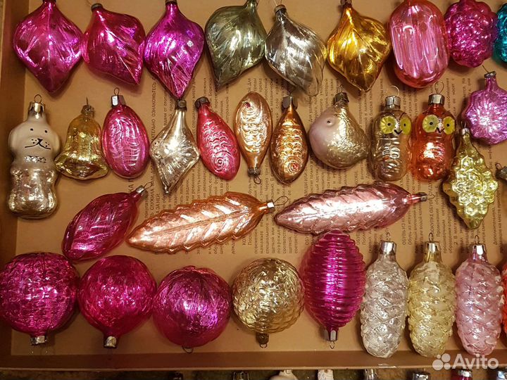 Елочные игрушки СССР льдинки