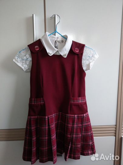 Сарафан школьный 128