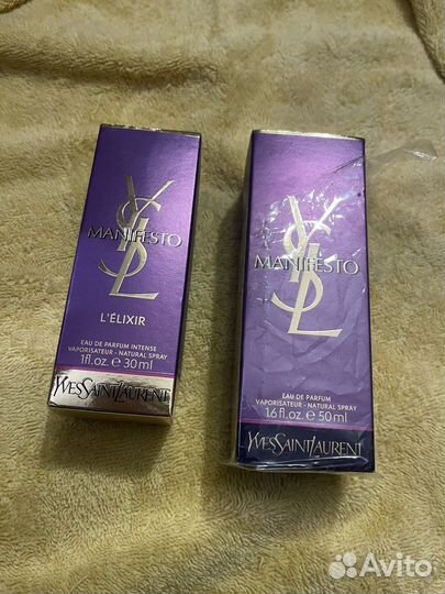 Пустые флаконы от духов ysl manifesto