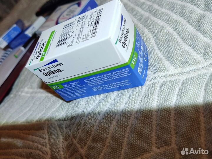 Линзы контактные. -1, 25