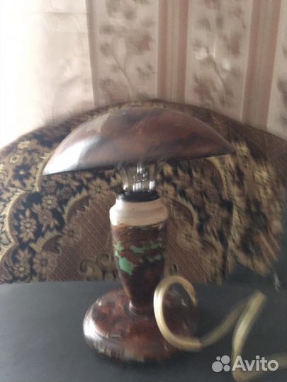 Настольная лампа грибок СССР