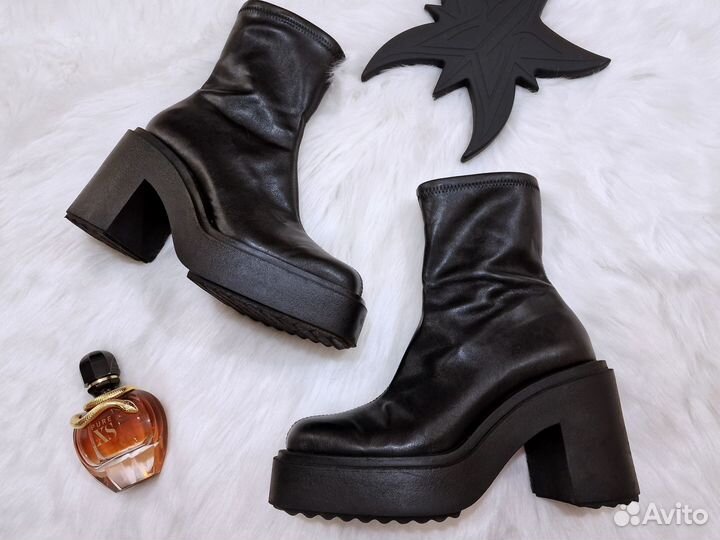 Ботильоны чулки на платформе 41