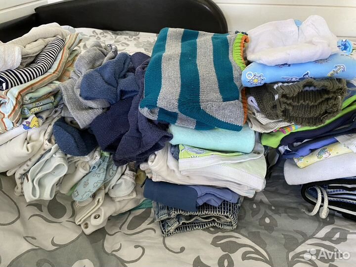 Вещи на мальчика от 0 до 6мес отдам бесплатно