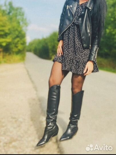 Сапоги казаки 37 Pull&Bear