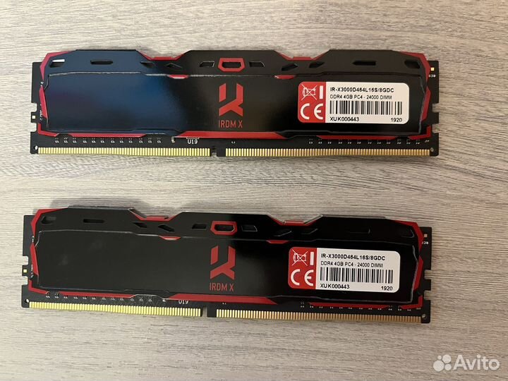 Goodram irdm X 2х4Gb 3000Mhz
