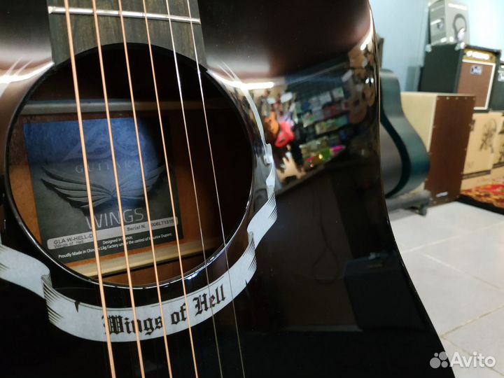 Акустическая гитара Lag W-hell-D