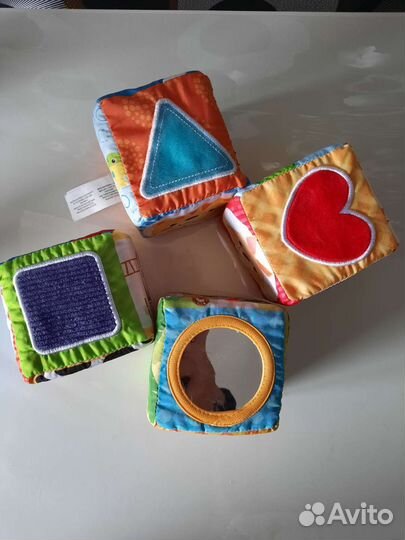 Развивающие мягкие кубики Winfun