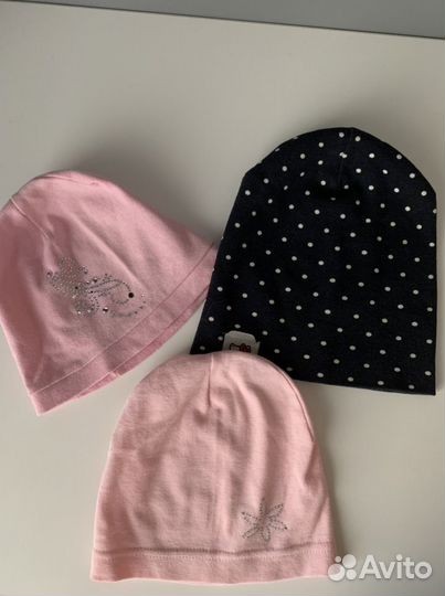 Шапки для девочки весна, зима 1-3 года