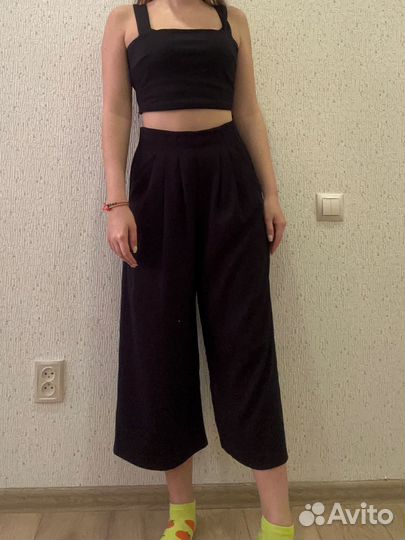 Брюки кюлоты topshop