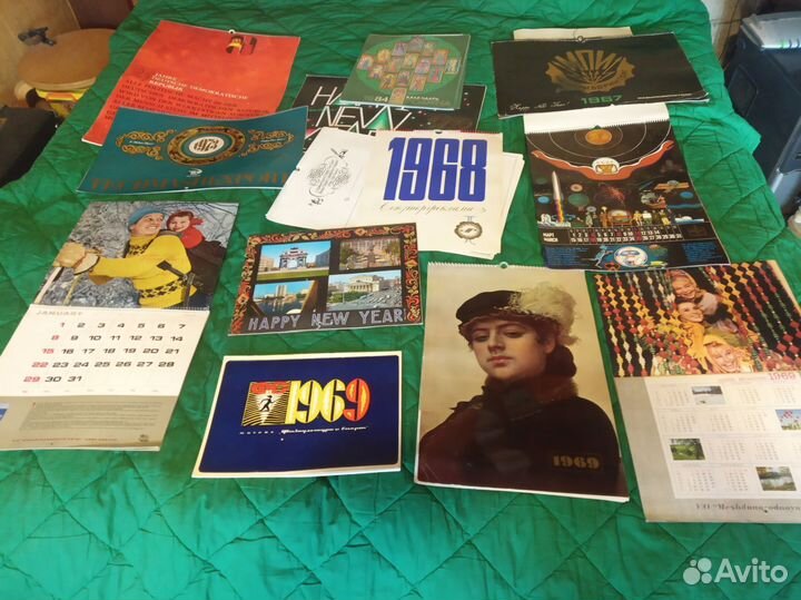 Настенные перекидные календари СССР 60-70е г