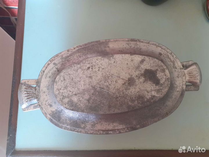 Казан чугунный, утятница