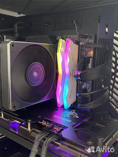 Озу DDR5 Team Group T-force Delta белые argb