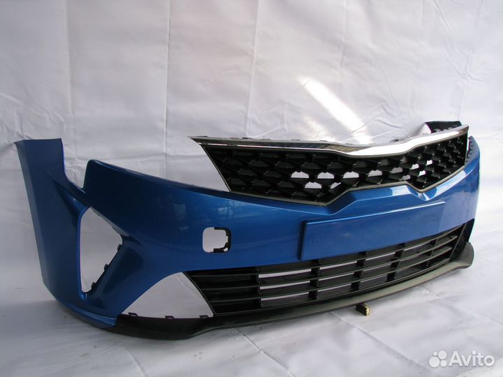 Kia Rio 4 бампер передний 2020+