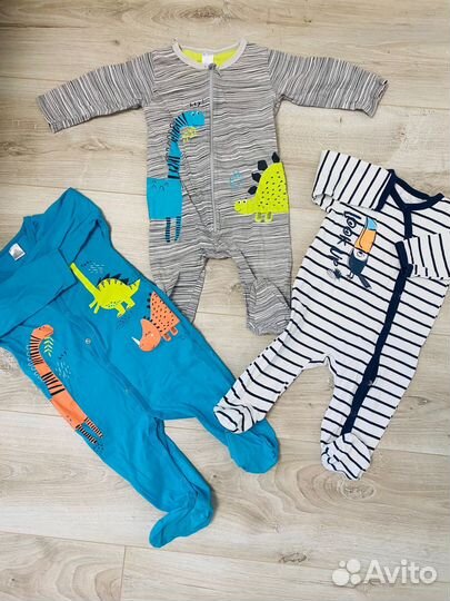 Вещи пакетом на мальчика от 62 до 74 размера