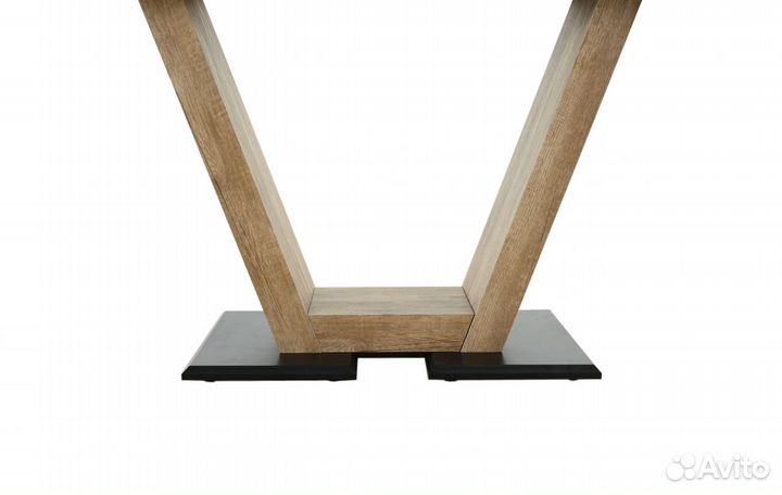 Стол Торонто 140, Черный с чёрным стеклом Черный, Ель умбра Черный