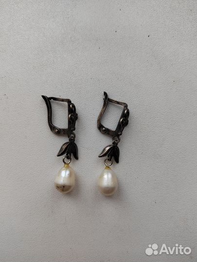 Серьги с жемчугом