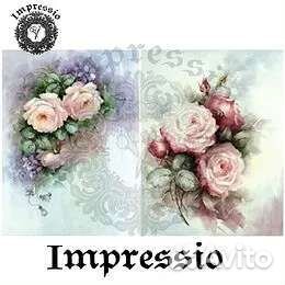 Декупажные карты цветочные