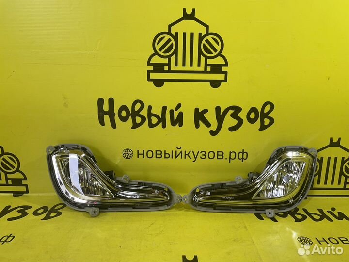 Противотуманные фары левая, правая Hyundai Solaris