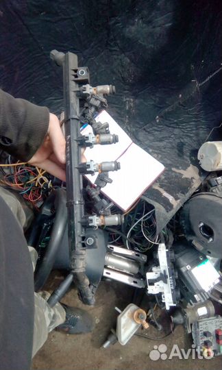 Топливная рампа fiat albea 1.4 без форсунок