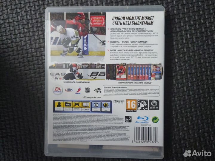 NHL 12 лиц диск игра для ps3