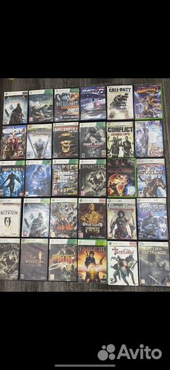 Диски с играми на xbox 360