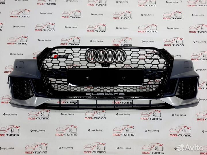 Передний бампер Audi A5 16-19г в стиле RS5