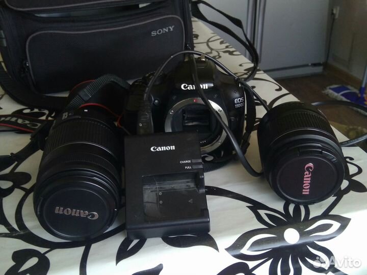 Зеркальный фотоаппарат canon eos 1100d