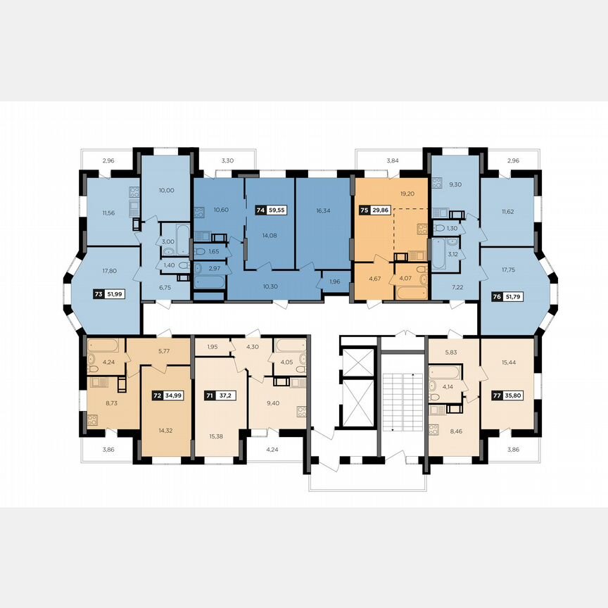 1-к. квартира, 37,2 м², 11/16 эт.