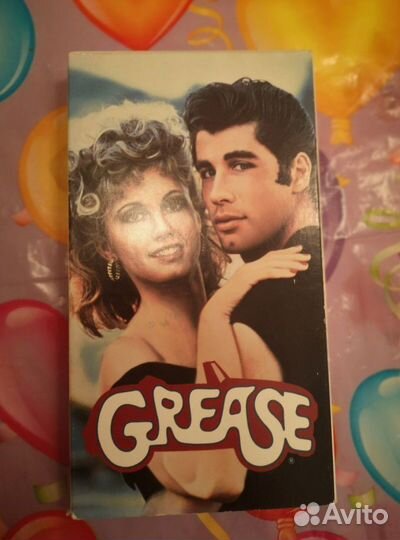 Фильм Бриолин (Grease) видеокассета Оригинал США