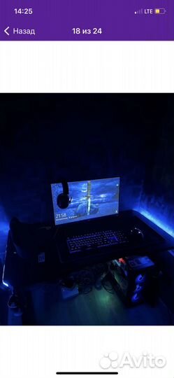 Геймерский стол с подсветкой