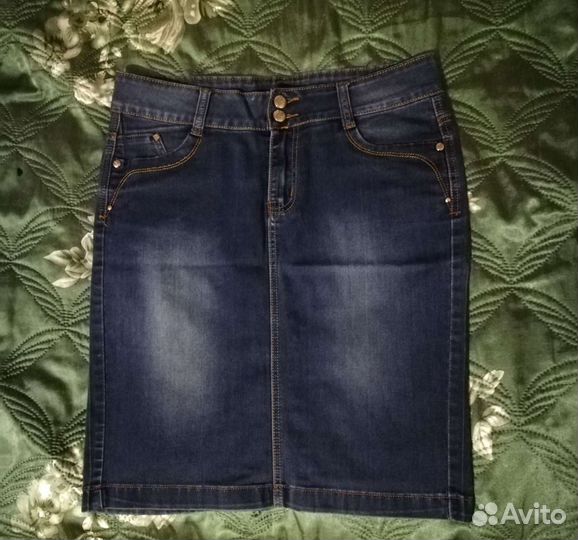 Юбка джинсовая
