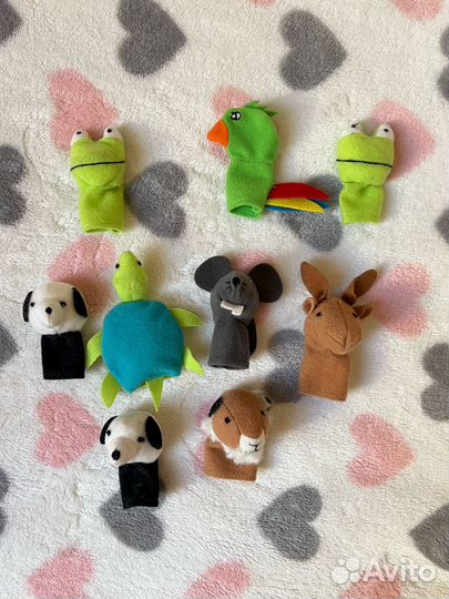 Набор игрушек на пальцы