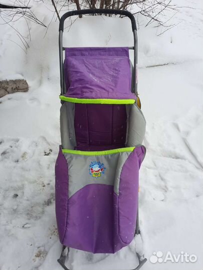 Коляска санки