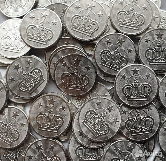 Жетоны для мойки, игровых автоматов, автомоек