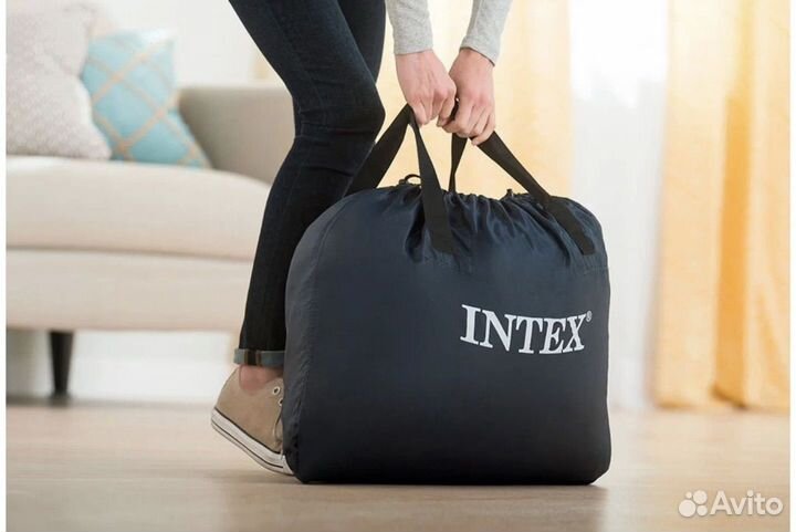 Надувной матрас двухспальный Intex