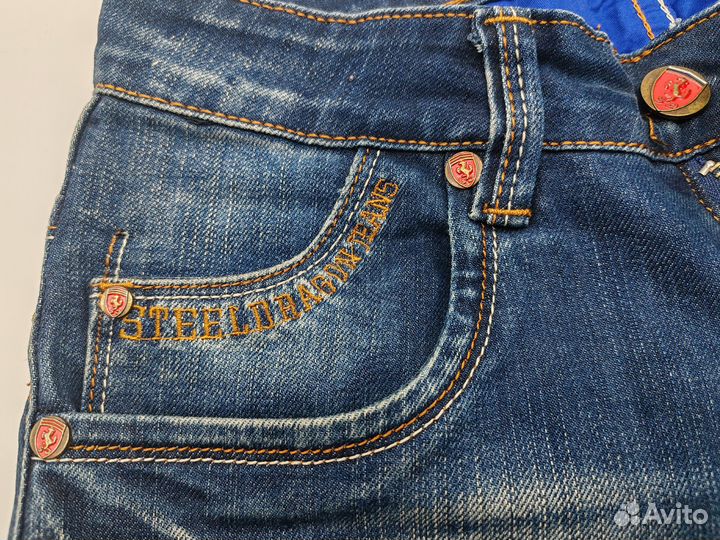 Стильные джинсы steel dragon w27 L 33/5 оригинал