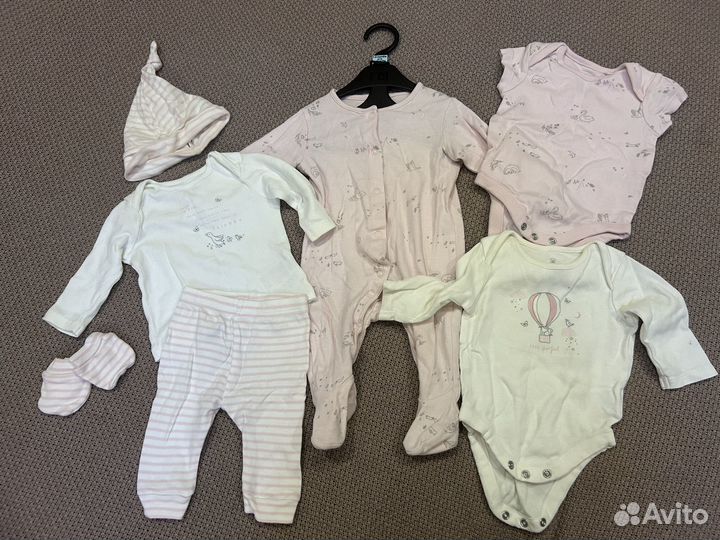 Пакет фирменной одежды для девочки 62-68