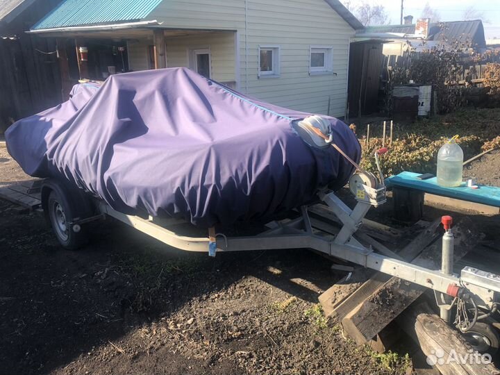 Продажа лодка пвх с мотором и телегой