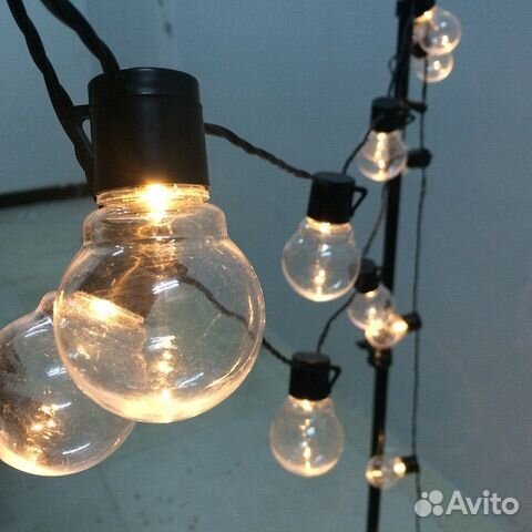 Гирлянда уличная с фонариками