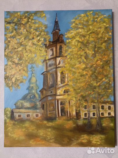 Картина маслом на холсте пейзаж