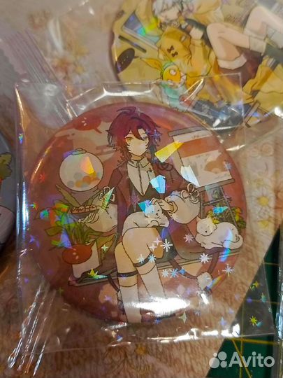 Геншин импакт значки