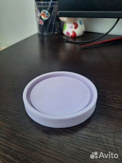 Силиконовая форма круглый поднос