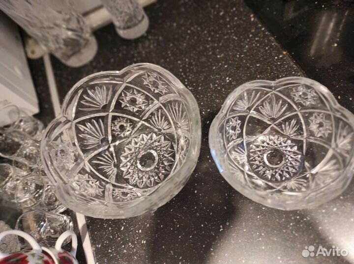 Вазы - салатники - конфетницы хрусталь СССР
