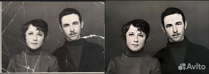 Ретушь, реставрация, восстановление фото