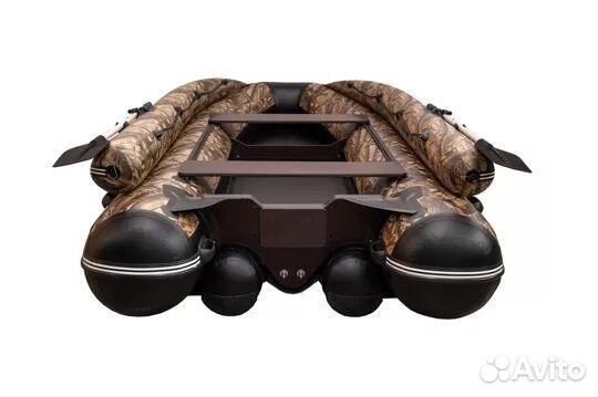 Лодка пвх allaska-390 drive LUX камуфляж (лес)