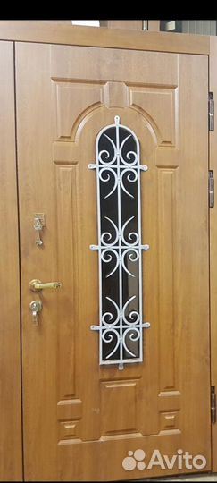 Дверь стальная с покрытием порошок и панель мдф
