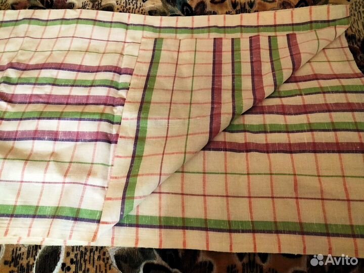 Скатерть, кухонные полотенца (лён) времен СССР