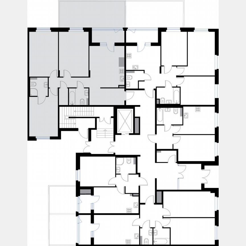 3-к. квартира, 91,6 м², 1/3 эт.