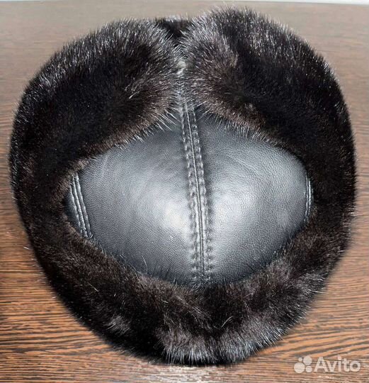 Норковая шапка мужская новая