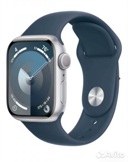 Часы apple watch 9 45 mm silver